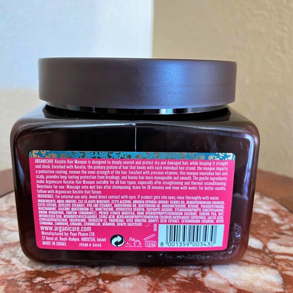 COPY - Arganicare Keratin Hair Masque Reparative Nutrition 500ml/ 16.9 fl oz - Picture 4 of 7